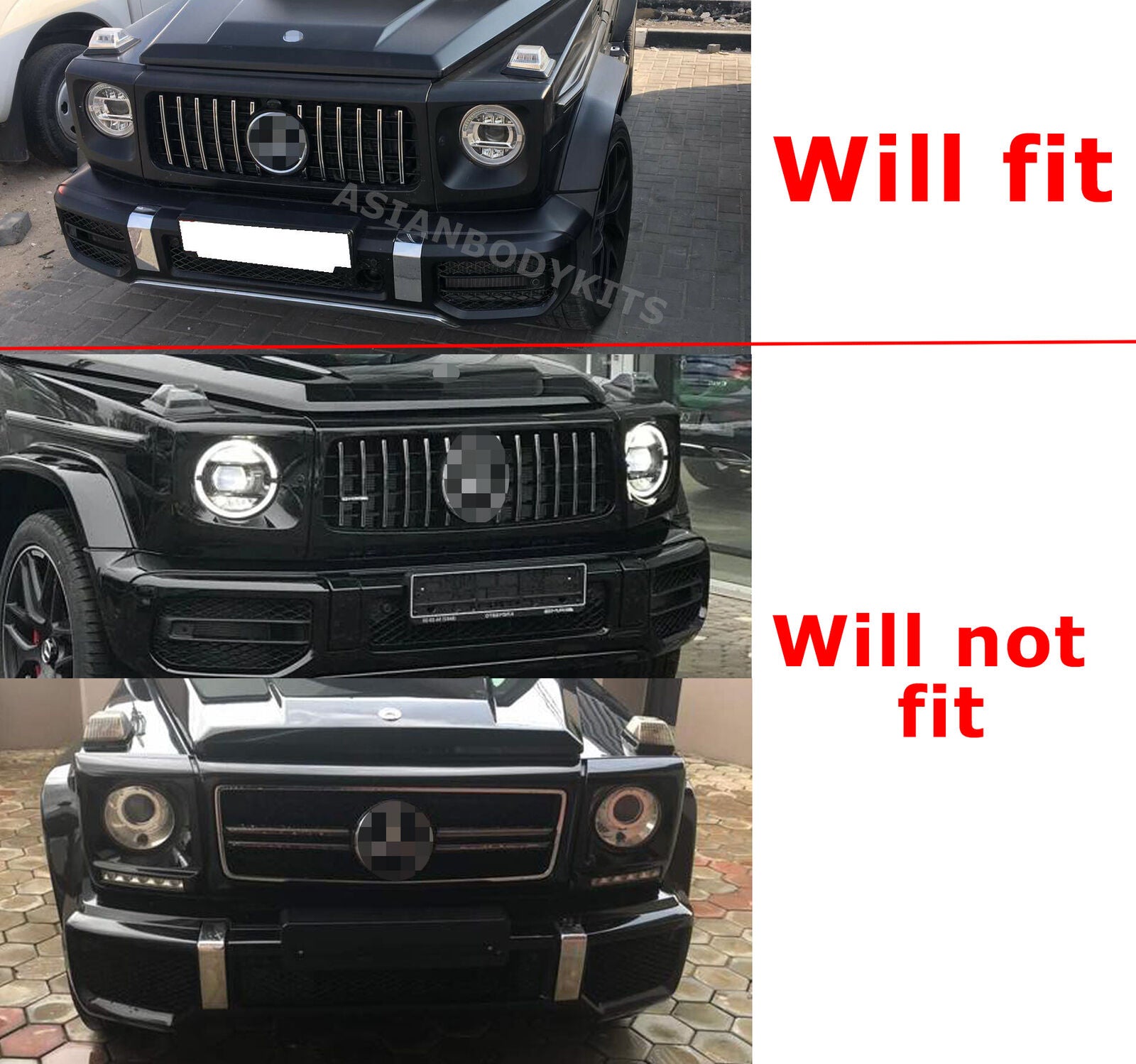 NEW G63 STYLE BULL BAR for Mercedes Benz W463 G-class G63 - Forza Performance Group