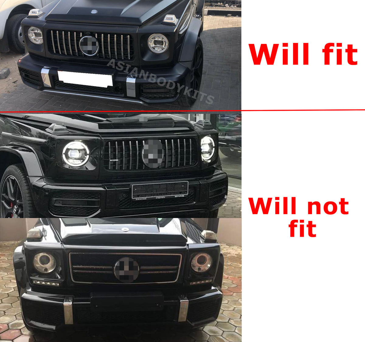 BULL BAR for Mercedes Benz W463 Gclass G63 NEW G63 STYLE Forza Performance Group