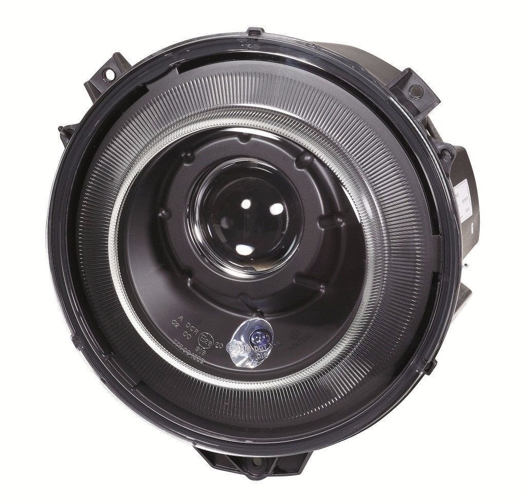 for Benz G Class W463 Black Headlights BI xenon + Black LED DRL HELLA B-style