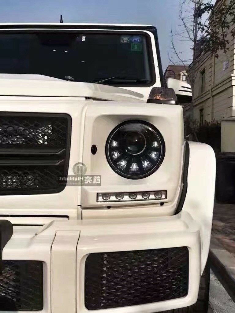 for Mercedes Benz G-class W463 Black LED HEADLIGHTS 2007 - 2017 G63 G55 G550 - Forza Performance Group