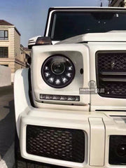 for Mercedes Benz G-class W463 Black LED HEADLIGHTS 2007 - 2017 G63 G55 G550 - Forza Performance Group