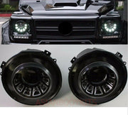 for Mercedes Benz G-class W463 Black LED HEADLIGHTS 2007 - 2017 G63 G55 G550