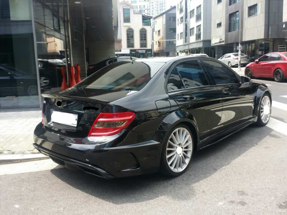C63 BLACK SERIES STYLE BODY KIT for MERCEDES-BENZ C-CLASS C63 W204  Set includes:  Front Bumper Rear Bumper Hood | Bonnet Front Fenders Rear Fenders Side Skirts