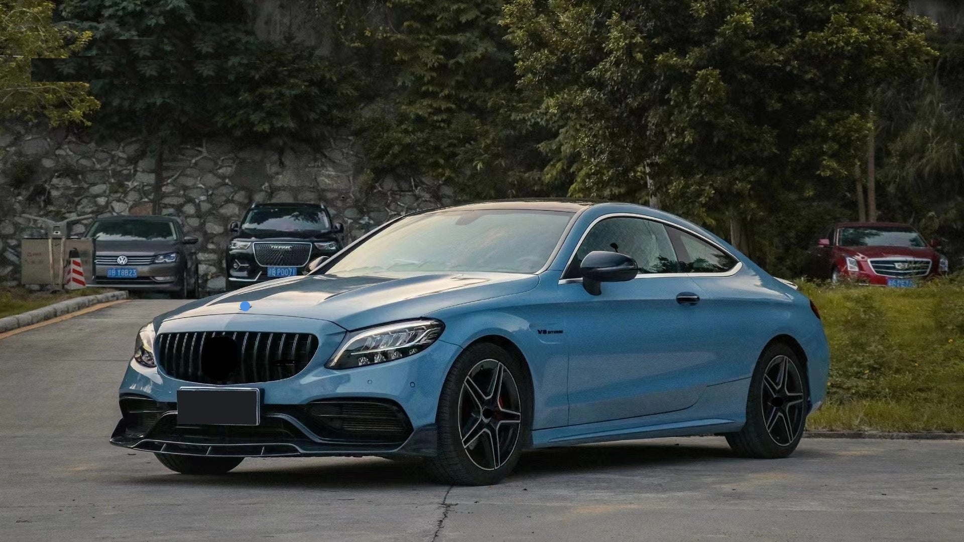 C-Class W205 C63S conversion AMG C63 E63 2018+ Body kit