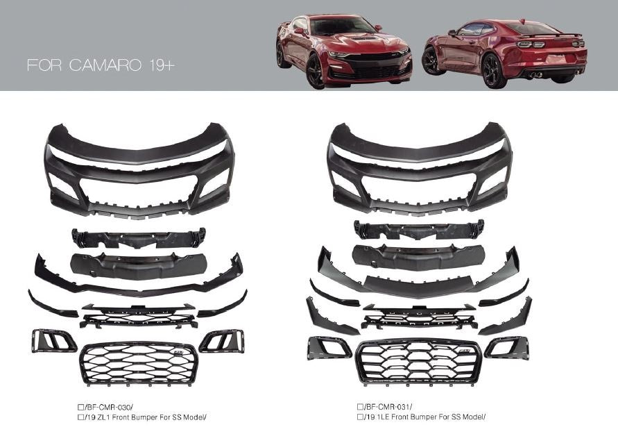 FRONT BUMPER for CHEVROLET CAMARO 2019+  Set includes:  Front Bumper