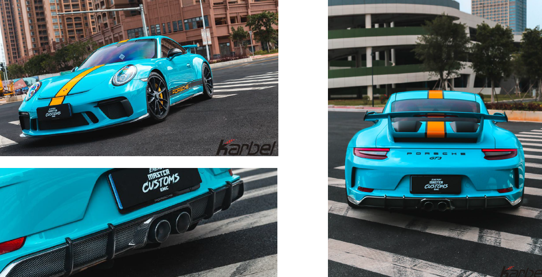 AUTHENTIC KARBEL CARBON FIBER BODY KIT BODY KIT for PORSCHE 911 991.2 GT3