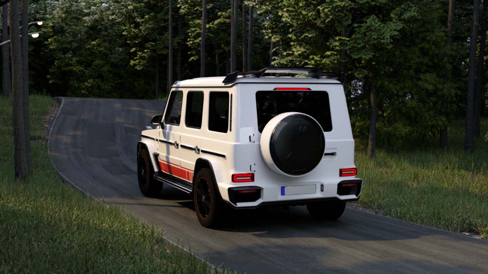 DRY CARBON FIBER BODY KIT for MERCEDES BENZ G class W463A W464 G63 AMG 2018+ FRONT BUMPER REAR BUMPER FENDER FLARES