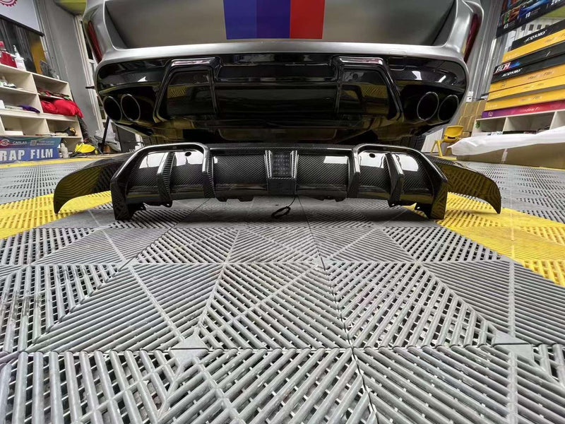 CARBON REAR DIFFUSER for BMW X6M G06 F96 X5M G05 F95
