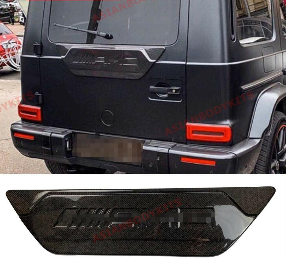 CARBON FIBER REAR DOOR ATTACHMENT TRUNK COVER for MERCEDES BENZ G