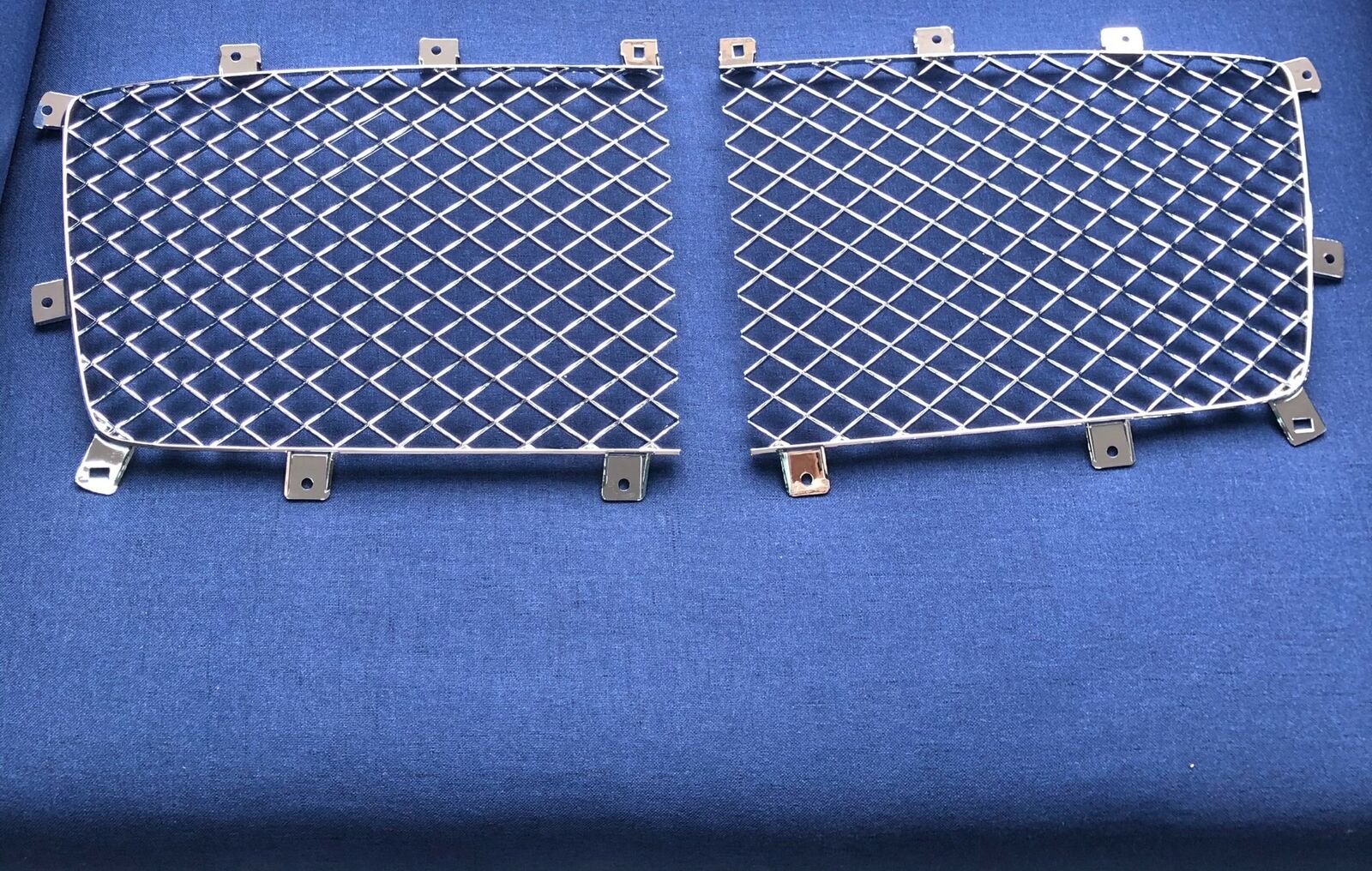 CHROME FRONT GRILLE SIDE MESH LOWER MESH for BENTLEY BENTAYGA 2015 - 2020