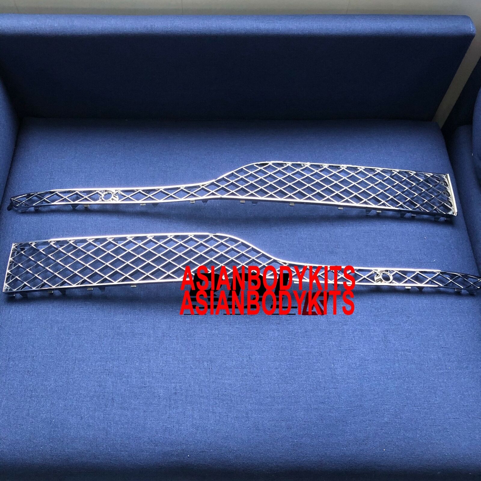 CHROME FRONT GRILLE SIDE MESH LOWER MESH for BENTLEY BENTAYGA 2015 - 2020