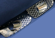 CHROME FRONT GRILLE SIDE MESH LOWER MESH for BENTLEY BENTAYGA 2015 - 2020
