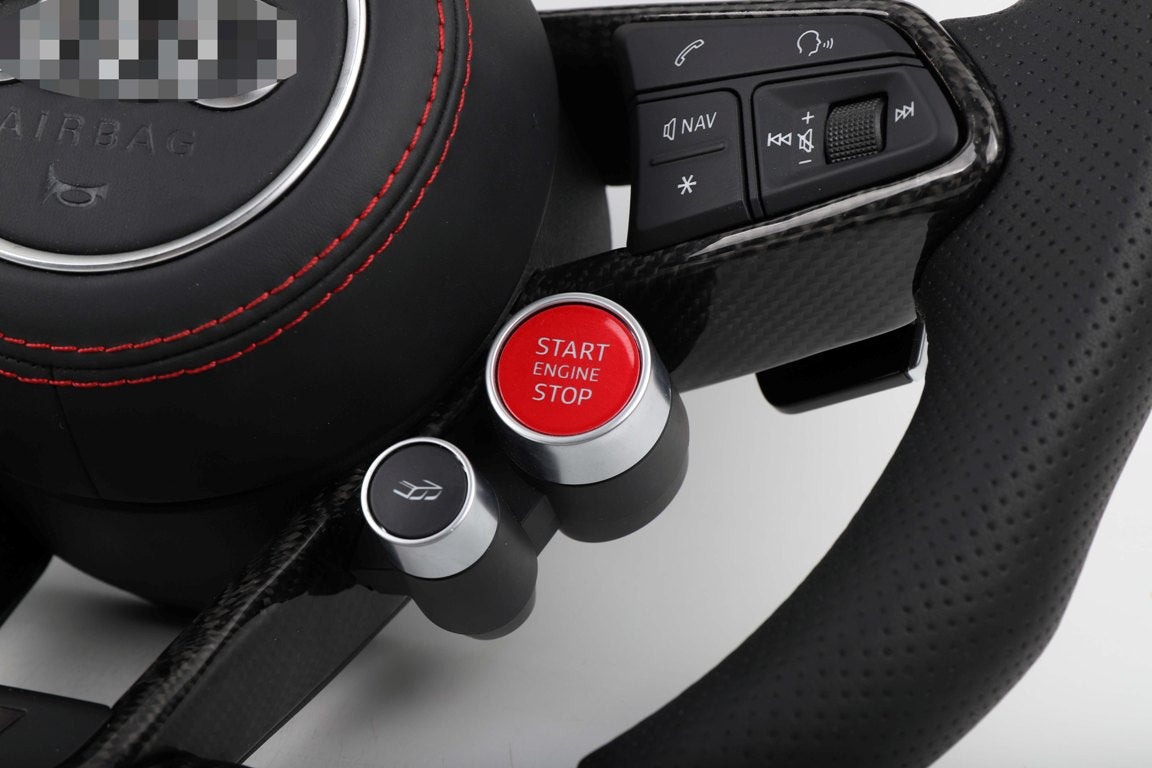 Custom Carbon Steering Wheel for AUDI RS3 RS4 RS5 RS6 RS7 RS Q8