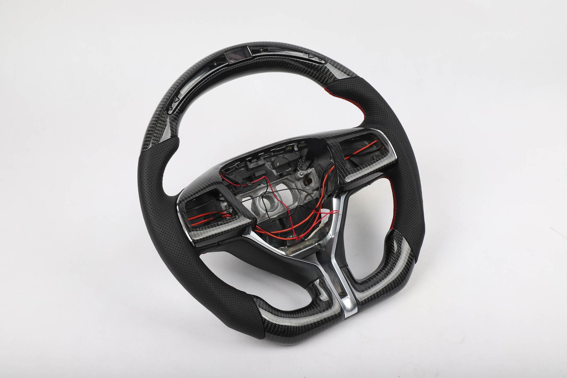 CUSTOM STEERING WHEEL for MASERATI GHIBLI, QUATTROPORTE, LEVANTE, GRANTURISMO