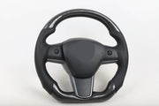 CUSTOM CARBON STEERING WHEEL for Tesla model 3 X Y S