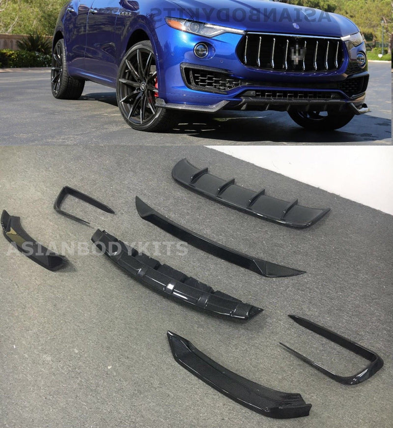 Carbon fiber BODY KIT for Maserati Levante 2016-2018 front lip, diffuser, spoiler