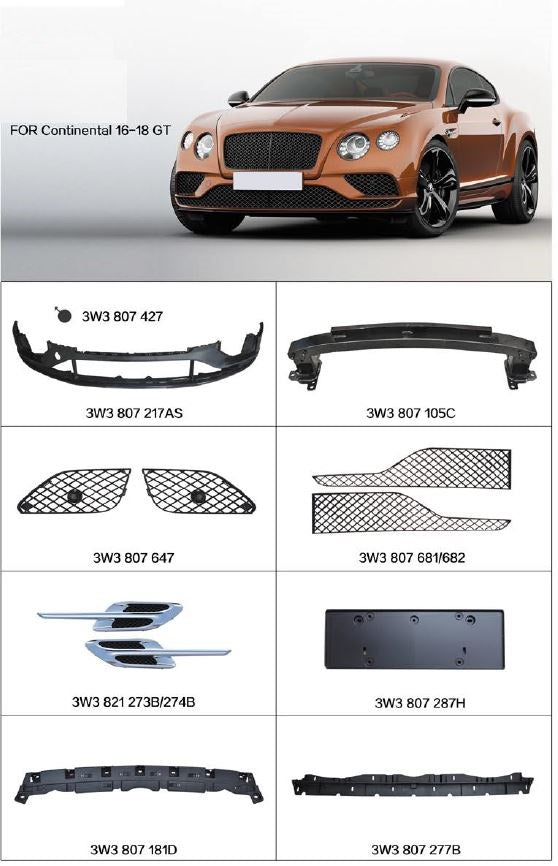 BODY KIT For BENTLEY Continental GT 2015 - 2018