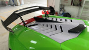 Conversion STO BODYKIT for Lamborghini Huracan LP580 - 610 2013-2016  Set include: Front bumper Front hood Front fenders Side skirts Rear Bumper Rear hood with Air intake Rear Spoiler Exhaust system STO badge Material: dry carbon with primer