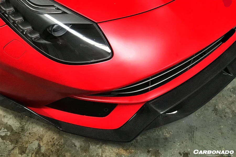 DC Style Carbon Fiber Front Lip for 2012-2017 Ferrari F12 Berlinetta