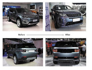 CONVERSION BODY KIT for LAND ROVER DISCOVERY SPORT L550 2014 - 2019 UPGRADE to 2020 FACELIFT
Set includes:
Front Bumper Assembly
Front Grille
Side Skirts
Fender Flares
Rear Bumper
Rear Diffuser
Rear Led Lights
Exhaust tips
Material: Plastic
CONTACT US FOR PRICING
* Please let us know which shipping option you prefer.
* Each part can be sent separately. If you need, please contact us.