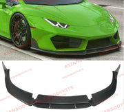 DRY CARBON FIBER FRONT LIP for LAMBORGHINI HURACAN LP 580 2017 - 2020