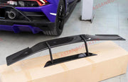 DRY CARBON FIBER REAR SPOILER WING for LAMBORGHINI HURACAN EVO COUPE SPYDER 19+