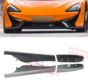 DRY CARBON FIBER SIDE SKIRTS ADDONS for MCLAREN 540C 570GT 570S