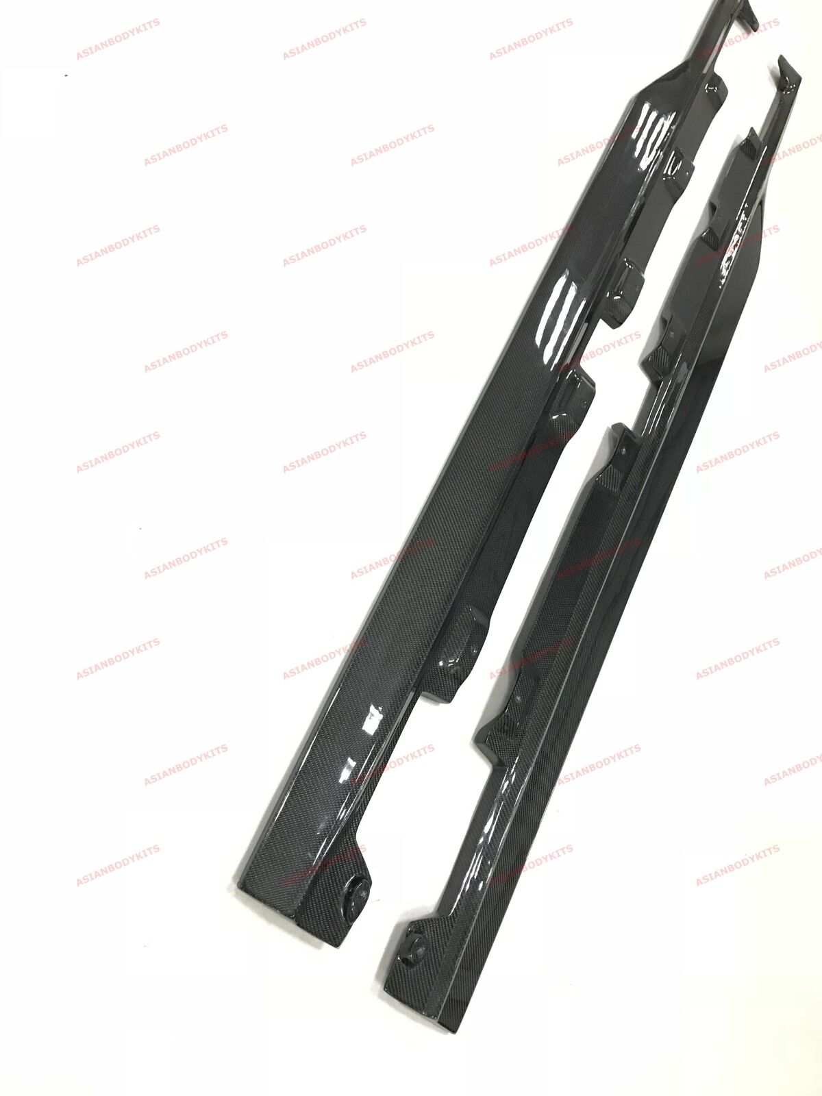 DRY CARBON FIBER SIDE SKIRTS for MERCEDES BENZ AMG GT S C190 R190 2015 - 2018