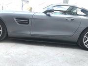 DRY CARBON FIBER SIDE SKIRTS for MERCEDES BENZ AMG GT S C190 R190 2015 - 2018