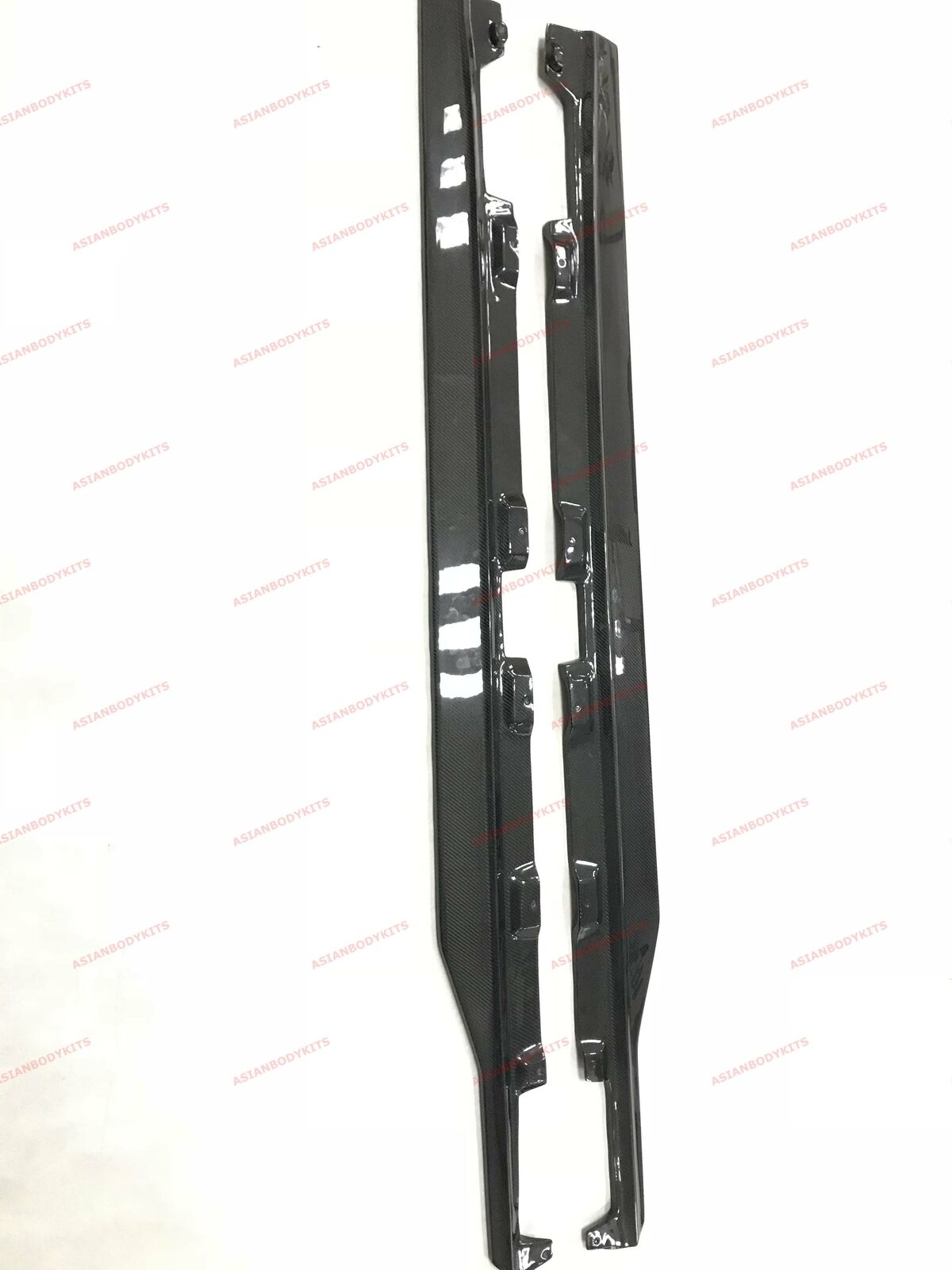 DRY CARBON FIBER SIDE SKIRTS for MERCEDES BENZ AMG GT S C190 R190 2015 - 2018