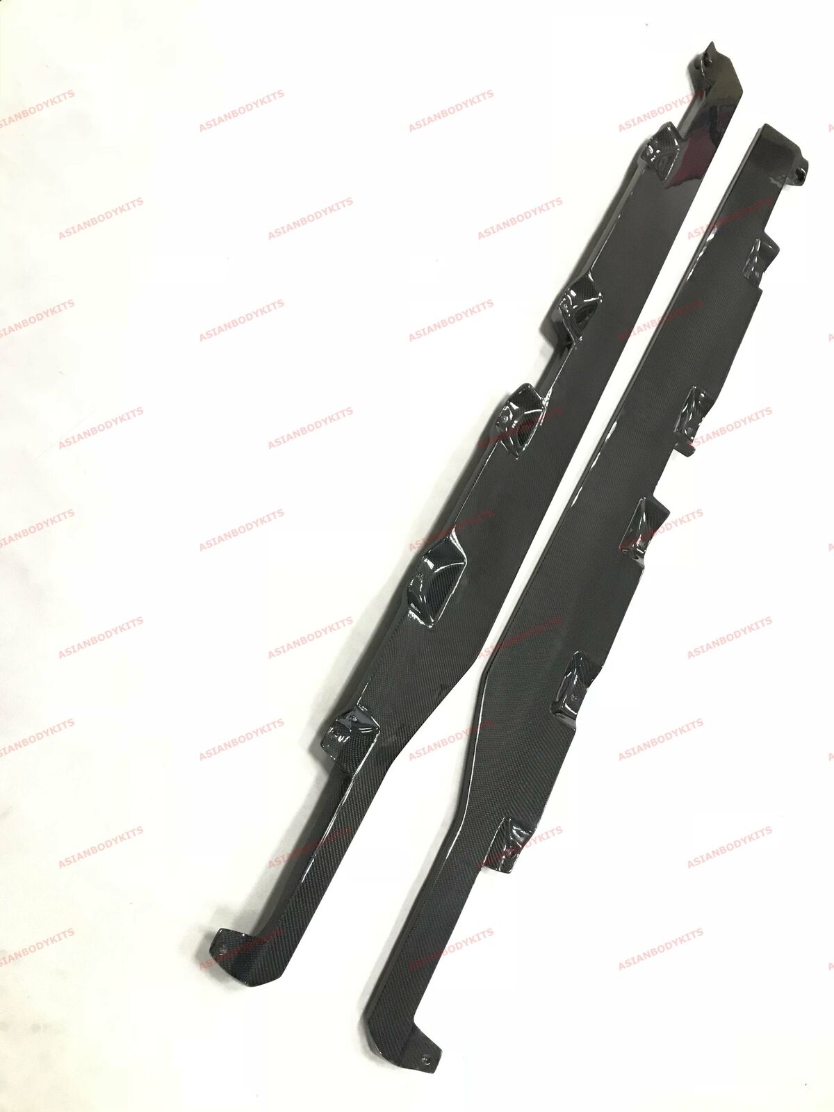 DRY CARBON FIBER SIDE SKIRTS for MERCEDES BENZ AMG GT S C190 R190 2015 - 2018