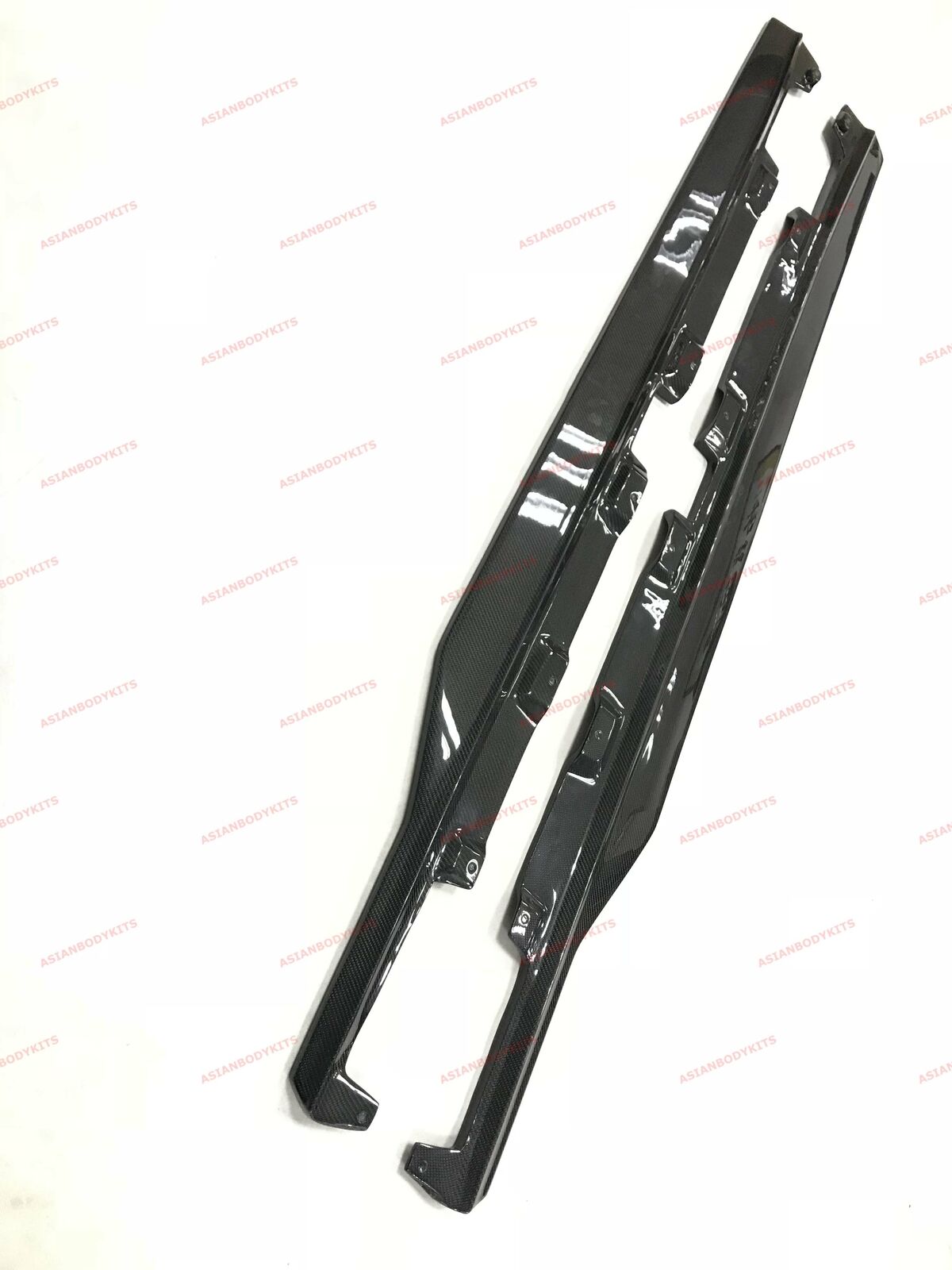 DRY CARBON FIBER SIDE SKIRTS for MERCEDES BENZ AMG GT S C190 R190 2015 - 2018