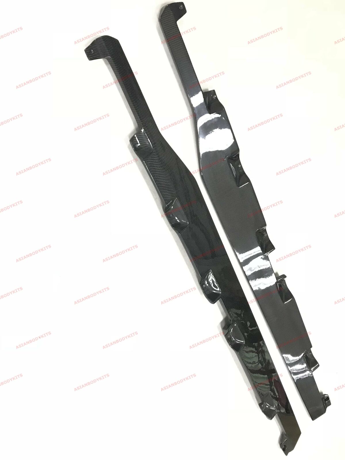 DRY CARBON FIBER SIDE SKIRTS for MERCEDES BENZ AMG GT S C190 R190 2015 - 2018