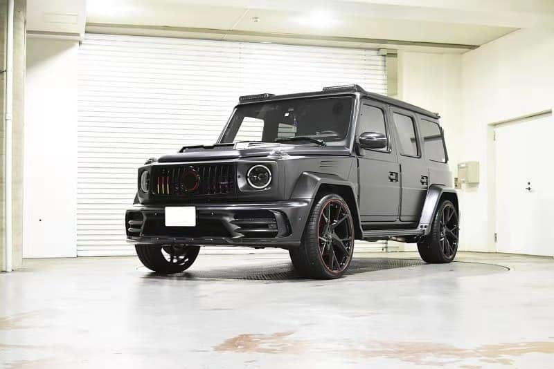 Dry Carbon Fiber Wide Body Kit for Mercedes-Benz G-Class W463A W464 2018+
Set includes:
Front Bumper
LED DRL
Hood | Bonnet
Front Fender Flares
Front Door Panels
Rear Fender Flares
Rear Door Panels
Rear Bumper
Roof Light bar with LED DRL
Roof Spoiler
Material: Dry Carbon Fiber
NOTE: Professional installation is required
Payment ►
Visa
Mastercard
PayPal with a credit card (add 4.4% at checkout)
Payoneer
Cryptocurrency
Shipment ►
By express DHL/UPS/TNT/FedEx
To the local international airport
Special line