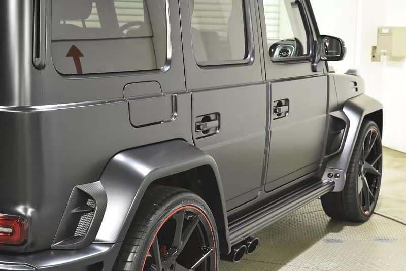 Dry Carbon Fiber Wide Body Kit for Mercedes-Benz G-Class W463A W464 2018+
Set includes:
Front Bumper
LED DRL
Hood | Bonnet
Front Fender Flares
Front Door Panels
Rear Fender Flares
Rear Door Panels
Rear Bumper
Roof Light bar with LED DRL
Roof Spoiler
Material: Dry Carbon Fiber
NOTE: Professional installation is required
Payment ►
Visa
Mastercard
PayPal with a credit card (add 4.4% at checkout)
Payoneer
Cryptocurrency
Shipment ►
By express DHL/UPS/TNT/FedEx
To the local international airport
Special line