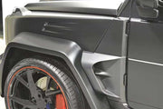 Dry Carbon Fiber Wide Body Kit for Mercedes-Benz G-Class W463A W464 2018+
Set includes:
Front Bumper
LED DRL
Hood | Bonnet
Front Fender Flares
Front Door Panels
Rear Fender Flares
Rear Door Panels
Rear Bumper
Roof Light bar with LED DRL
Roof Spoiler
Material: Dry Carbon Fiber
NOTE: Professional installation is required
Payment ►
Visa
Mastercard
PayPal with a credit card (add 4.4% at checkout)
Payoneer
Cryptocurrency
Shipment ►
By express DHL/UPS/TNT/FedEx
To the local international airport
Special line