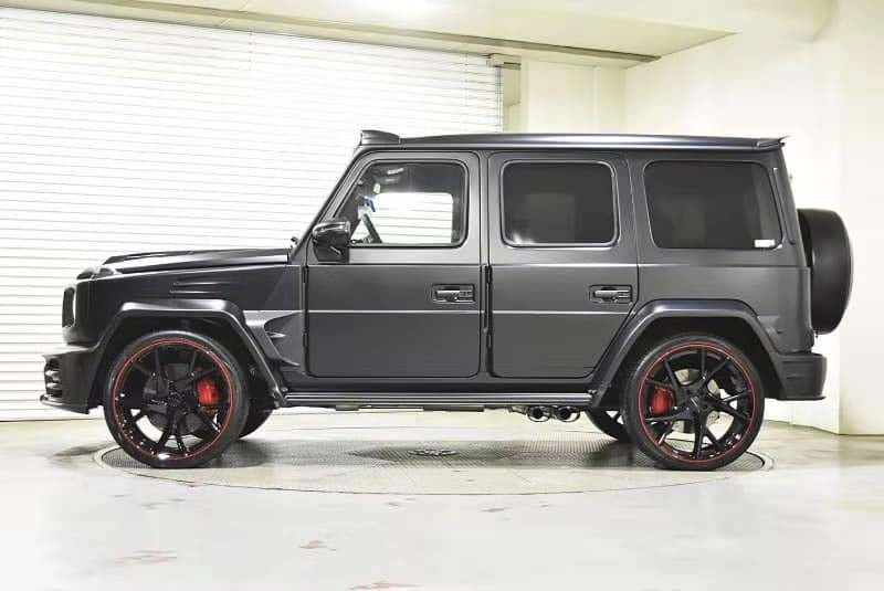 Dry Carbon Fiber Wide Body Kit for Mercedes-Benz G-Class W463A W464 2018+
Set includes:
Front Bumper
LED DRL
Hood | Bonnet
Front Fender Flares
Front Door Panels
Rear Fender Flares
Rear Door Panels
Rear Bumper
Roof Light bar with LED DRL
Roof Spoiler
Material: Dry Carbon Fiber
NOTE: Professional installation is required
Payment ►
Visa
Mastercard
PayPal with a credit card (add 4.4% at checkout)
Payoneer
Cryptocurrency
Shipment ►
By express DHL/UPS/TNT/FedEx
To the local international airport
Special line