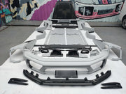Dry Carbon Fiber Wide Body Kit for Mercedes-Benz G-Class W463A W464 2018+
Set includes:
Front Bumper
LED DRL
Hood | Bonnet
Front Fender Flares
Front Door Panels
Rear Fender Flares
Rear Door Panels
Rear Bumper
Roof Light bar with LED DRL
Roof Spoiler
Material: Dry Carbon Fiber
NOTE: Professional installation is required
Payment ►
Visa
Mastercard
PayPal with a credit card (add 4.4% at checkout)
Payoneer
Cryptocurrency
Shipment ►
By express DHL/UPS/TNT/FedEx
To the local international airport
Special line