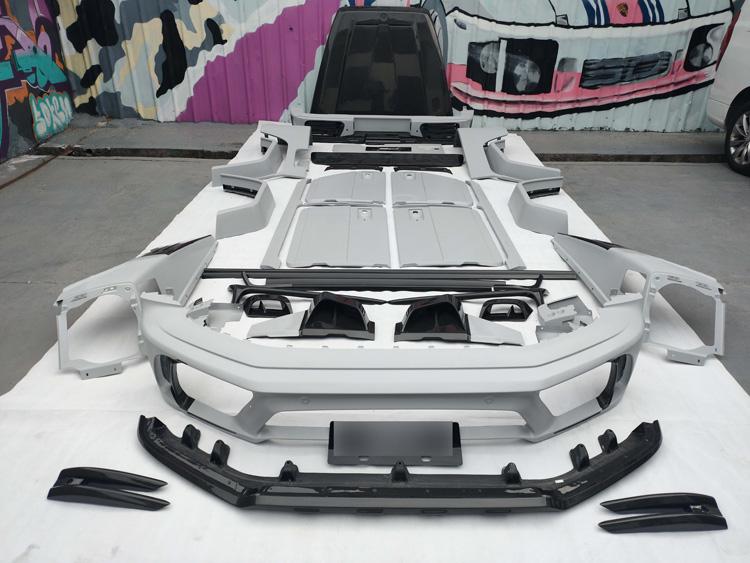 Dry Carbon Fiber Wide Body Kit for Mercedes-Benz G-Class W463A W464 2018+
Set includes:
Front Bumper
LED DRL
Hood | Bonnet
Front Fender Flares
Front Door Panels
Rear Fender Flares
Rear Door Panels
Rear Bumper
Roof Light bar with LED DRL
Roof Spoiler
Material: Dry Carbon Fiber
NOTE: Professional installation is required
Payment ►
Visa
Mastercard
PayPal with a credit card (add 4.4% at checkout)
Payoneer
Cryptocurrency
Shipment ►
By express DHL/UPS/TNT/FedEx
To the local international airport
Special line