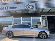 CONVERSION BODY KIT FOR BMW 7 SERIES G12 2016 - 2019 UPGRADE to BMW 7 SERIES G12 FACELIFT 2020 - 2022
Set includes:
Front Bumper Assembly
Hood / Bonnet
Front Fenders
Front Grille
Headlights
Side Skirts
Rear Bumper Assembly
Tail Lights
Rear Diffuser with Exhaust tips
Material: Fiberglass
Note: Professional installation is required. Headlights fit only if you have led headlights, not laser