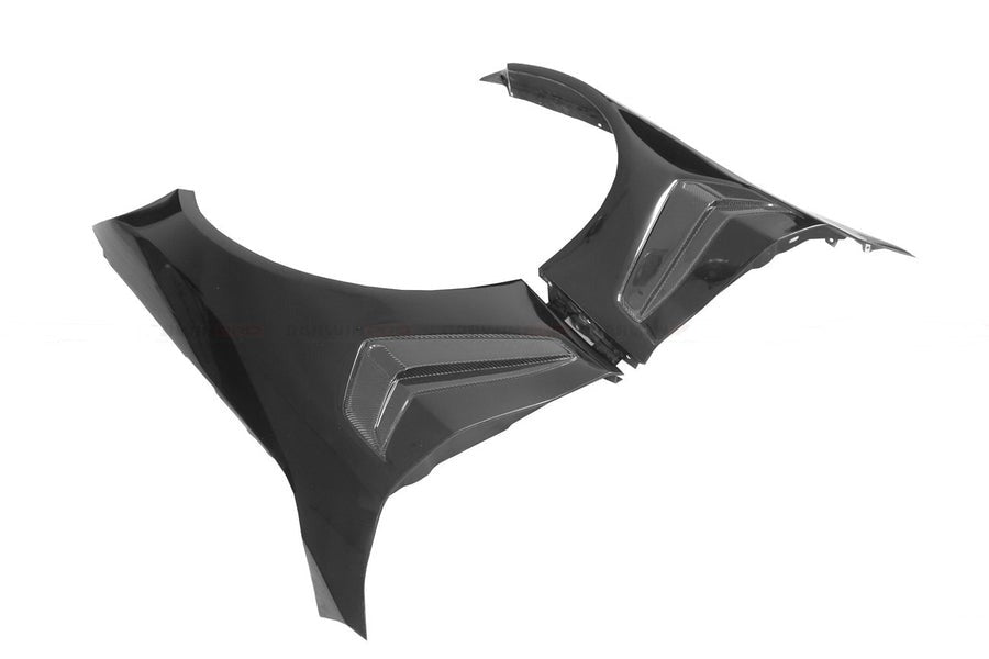 WIDE CARBON BODY KIT for BMW M4 G82/G83 2021+  Set includes:  Front Bumper Wide Fenders Side Skirts Rear Bumper Exhaust Tips