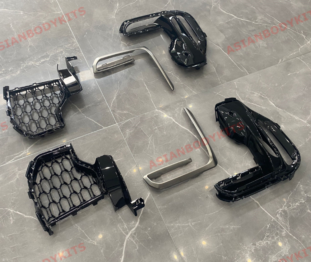 Aftermarket fog lamp mesh covers for BMW X5 G05 2018+ with M-Package