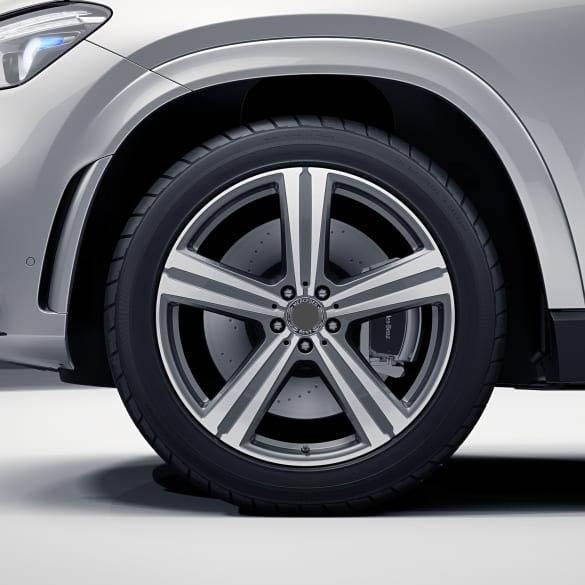 FORGED WHEELS set GLE V167 5-spoke grey matt for Mercedes Benz GLS, C-Class, CLS M89