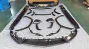 CONVERSION BODY KIT FOR LAMBORGHINI URUS UPGRADE TO PERFOMANTE  Set includes:  Front bumper assembly Front Lip Hood/Bonnet Mirror Covers Side Skirts Side fender flares Rear bumper assembly Rear canards Rear Diffuser