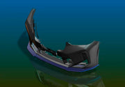 FRONT CARBON LIP for BMW X3M X4M LCI
