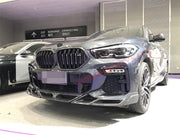 FRONT LIP for BMW X6 G06 2019+ SPLITTERS SPOILER (Plastic)