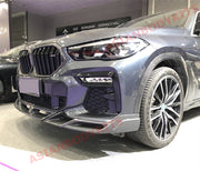 FRONT LIP for BMW X6 G06 2019+ SPLITTERS SPOILER (Plastic)