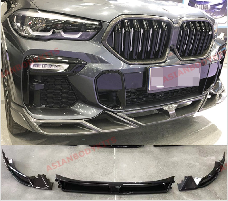 FRONT LIP FOR BMW X6 G06 2019+ (Plastic)