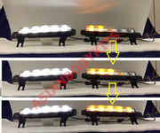 for Benz W463 G class FRONT ROOF SPOILER with SEQUENTIAL led drl LIGHT BAR