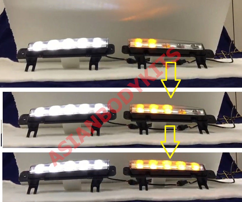 for Benz W463 G class FRONT ROOF SPOILER with SEQUENTIAL led drl LIGHT BAR